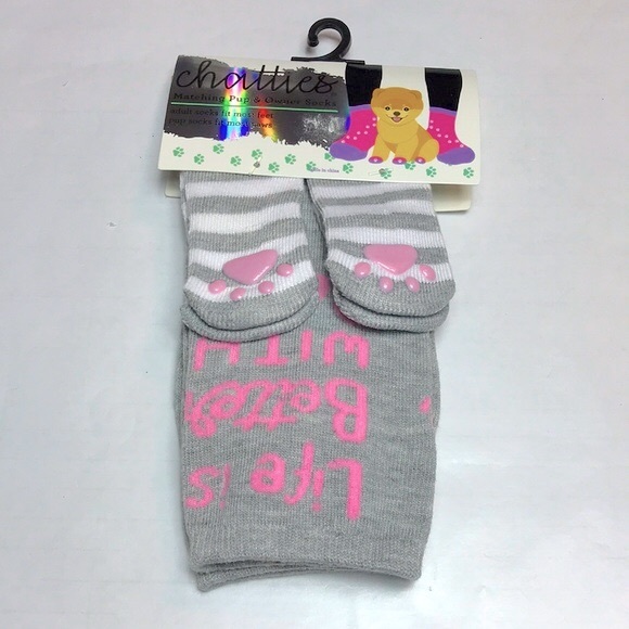 CHATTIES Matching Pup & Owner Socks (Set of 2) - Picture 4 of 10